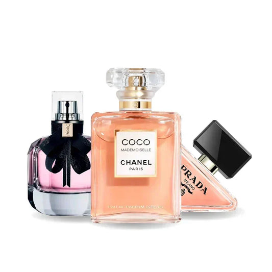 Special Offer 3 Perfumes - 3 Prada Prada PARADOXE, COCO MADEMOISELLE and MON PARIS 100ml
